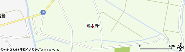秋田県美郷町（仙北郡）黒沢（運上野）周辺の地図
