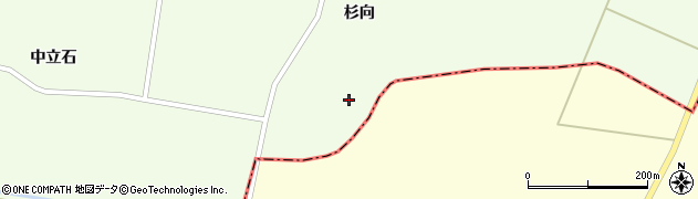 秋田県大仙市太田町三本扇上立石周辺の地図