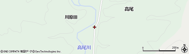 秋田県由利本荘市高尾川原田28周辺の地図