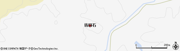 秋田県大仙市南外（坊田石）周辺の地図