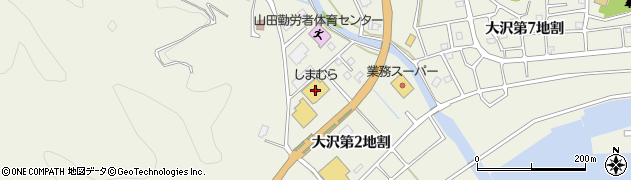 ファッションセンターしまむら山田店周辺の地図