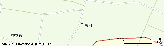 秋田県大仙市太田町三本扇（杉向）周辺の地図