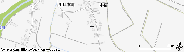 秋田県大仙市南外本宿61周辺の地図