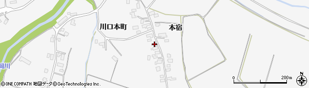 秋田県大仙市南外本宿57周辺の地図