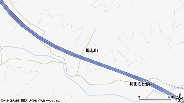 〒019-1834 秋田県大仙市南外北田黒瀬の地図