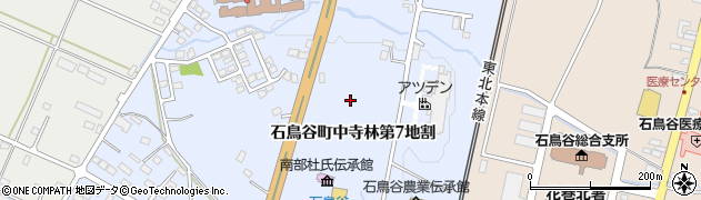岩手県花巻市石鳥谷町中寺林（第７地割）周辺の地図