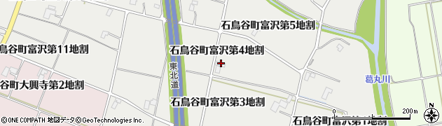 岩手県花巻市石鳥谷町富沢第４地割周辺の地図