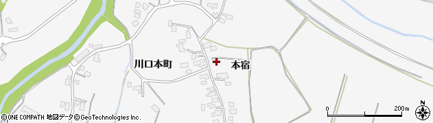 秋田県大仙市南外本宿25周辺の地図