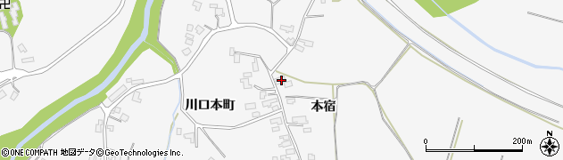 秋田県大仙市南外本宿29周辺の地図