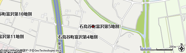 岩手県花巻市石鳥谷町富沢（第５地割）周辺の地図