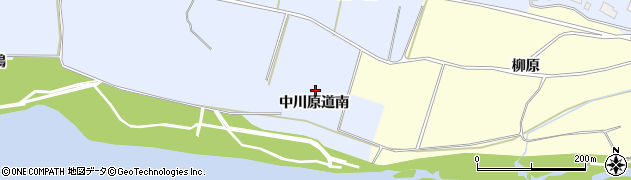 秋田県大仙市神宮寺（中川原道南）周辺の地図