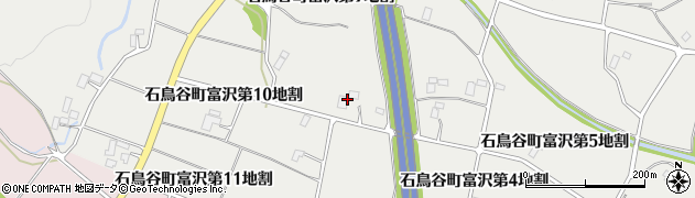 岩手県花巻市石鳥谷町富沢（第９地割）周辺の地図