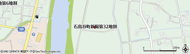 岩手県花巻市石鳥谷町新堀（第３２地割）周辺の地図