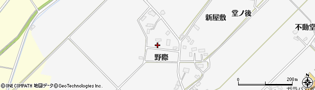 秋田県大仙市高関上郷野際49周辺の地図