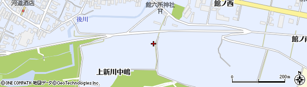 秋田県大仙市神宮寺（上新川中嶋）周辺の地図