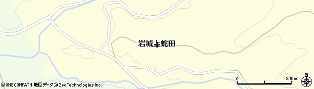 秋田県由利本荘市岩城上蛇田周辺の地図