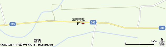 秋田県大仙市太田町三本扇三本柳7周辺の地図