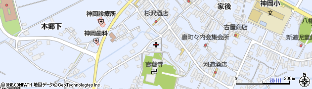 秋田県大仙市神宮寺神宮寺183周辺の地図