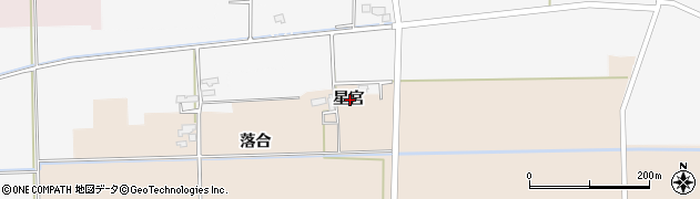 秋田県大仙市福田星宮周辺の地図