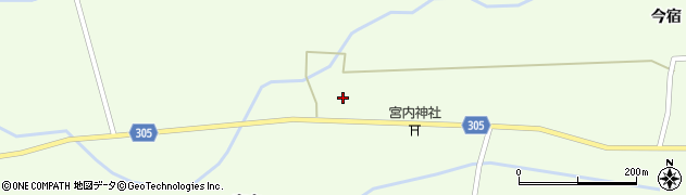 秋田県大仙市太田町三本扇（新山後）周辺の地図