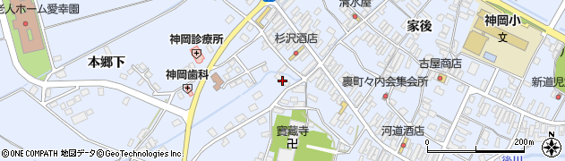 秋田県大仙市神宮寺神宮寺181周辺の地図