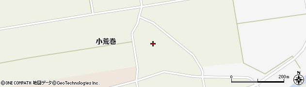 秋田県大仙市板見内小荒巻周辺の地図