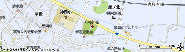 秋田県大仙市神宮寺神宮寺19周辺の地図