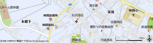 秋田県大仙市神宮寺神宮寺176周辺の地図