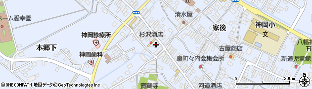 秋田県大仙市神宮寺神宮寺178周辺の地図