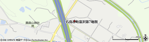 岩手県花巻市石鳥谷町富沢第７地割周辺の地図