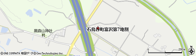 岩手県花巻市石鳥谷町富沢（第７地割）周辺の地図