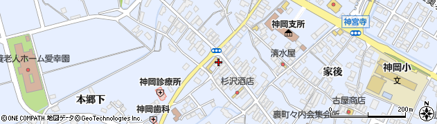 秋田県大仙市神宮寺神宮寺163周辺の地図