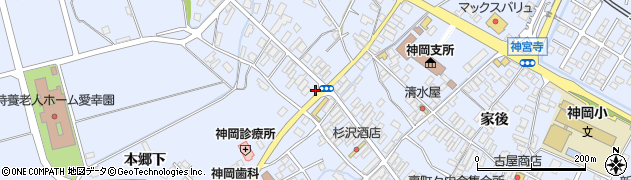 秋田県大仙市神宮寺神宮寺160周辺の地図