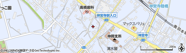 秋田県大仙市神宮寺本郷野160周辺の地図