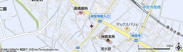 秋田県大仙市神宮寺本郷野158周辺の地図