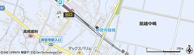 神宮寺駅向簡易郵便局周辺の地図