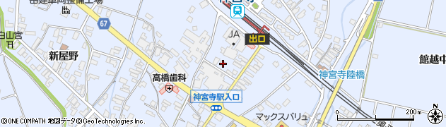 秋田県大仙市神宮寺本郷野86周辺の地図