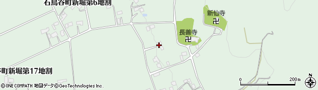 岩手県花巻市石鳥谷町新堀（第６５地割）周辺の地図