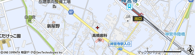 秋田県大仙市神宮寺本郷野130周辺の地図