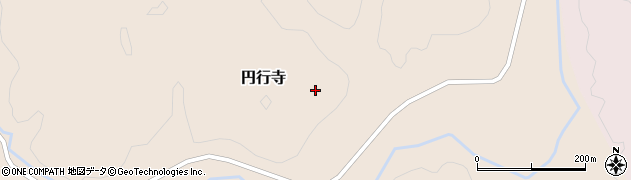 秋田県大仙市円行寺家ノ前周辺の地図