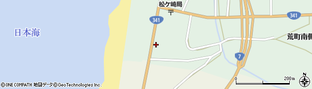 秋田県由利本荘市松ヶ崎松ヶ崎町78周辺の地図