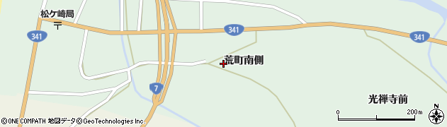 秋田県由利本荘市松ヶ崎荒町南側81周辺の地図