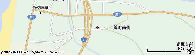 秋田県由利本荘市松ヶ崎荒町南側131周辺の地図