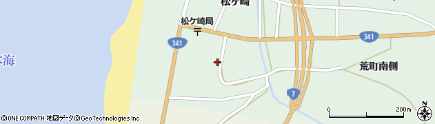 秋田県由利本荘市松ヶ崎松ヶ崎町162周辺の地図