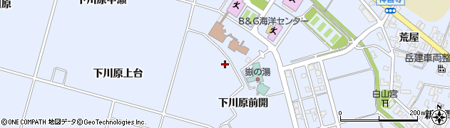 秋田県大仙市神宮寺（下川原前開）周辺の地図