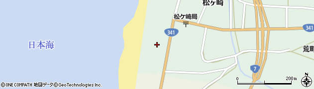 秋田県由利本荘市松ヶ崎松ヶ崎町17周辺の地図