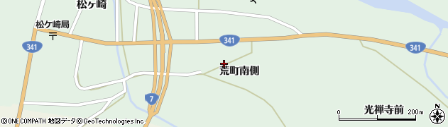 秋田県由利本荘市松ヶ崎荒町南側86周辺の地図