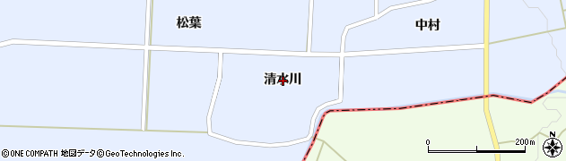 秋田県大仙市太田町川口清水川周辺の地図