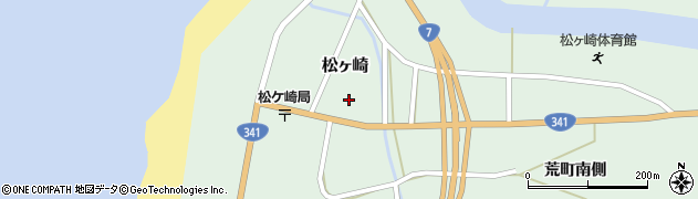 秋田県由利本荘市松ヶ崎松ヶ崎町220周辺の地図