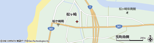 秋田県由利本荘市松ヶ崎松ヶ崎町227周辺の地図